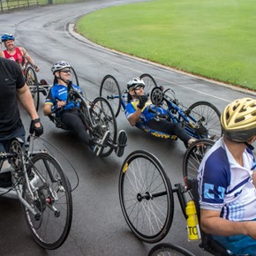 Hand Cycling Australia Day 2015